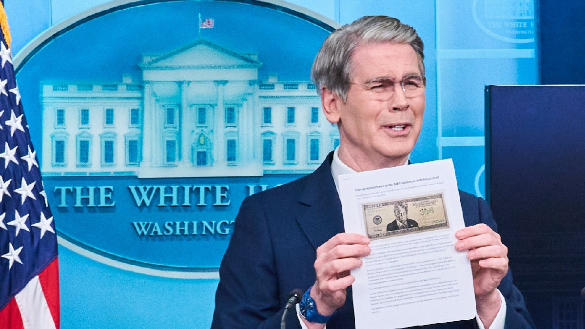 billete de 250 dólares con Trump