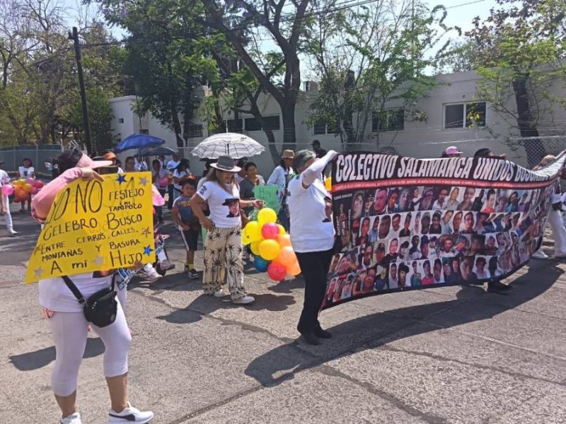 Entre el miedo y la exigencia de justicia: Marchan madres buscadoras de Salamanca