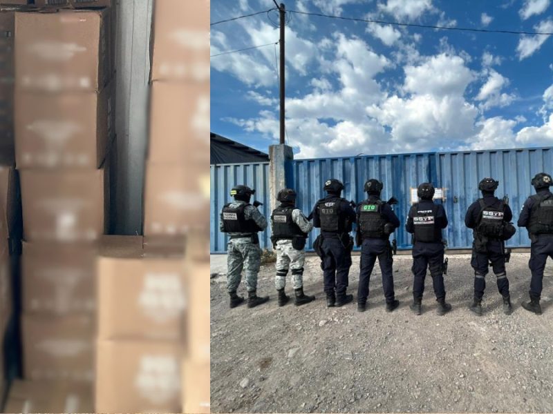 Confiscan 19 mil piezas de cerveza de bodega en el Camino Viejo a San Juan de los Lagos