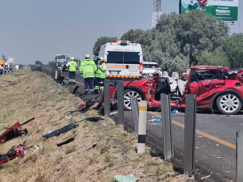 Tragedia en la Querétaro-Celaya: Infarto al volante desata choque frontal con saldo fatal