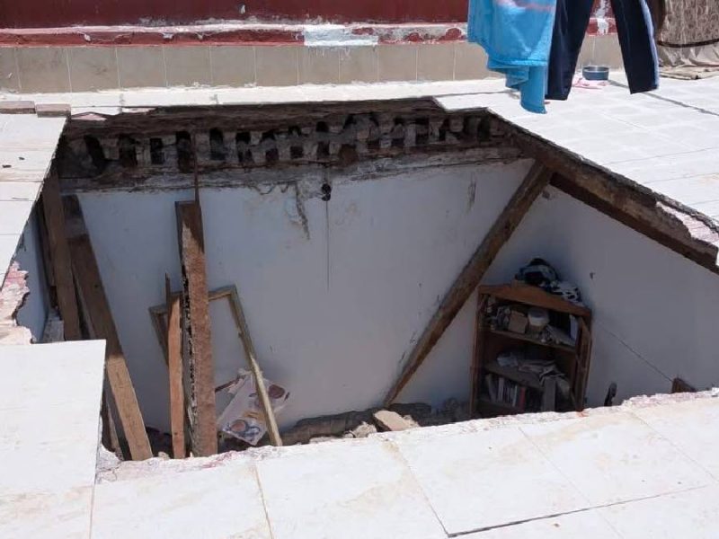 Colapsa losa en casa ‘instagrameable’ de la calle San Roque en Guanajuato capital