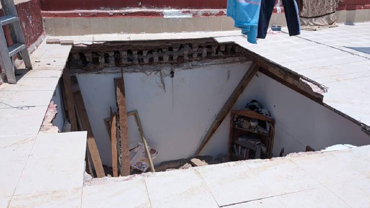 colapso de casa en Guanajuato capital