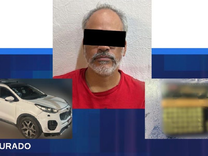 Atrapan a hombre que irrumpió en vivienda; portaba arma y una caja de municiones con 42 cartuchos útiles