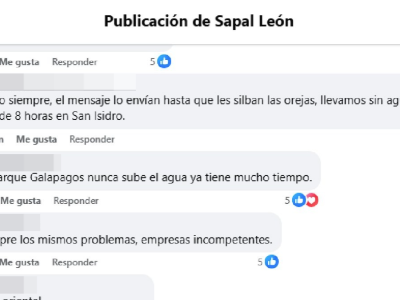 Otra vez, 200 colonias padecen intermitencia en suministro de agua; Sapal señala falla de la CFE