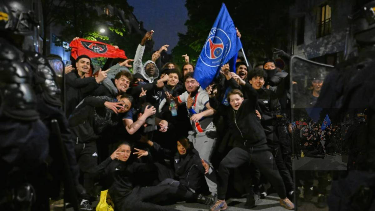 PSG: Festejos en París terminan con más de cien arrestos tras pase a la final - Foto AP.