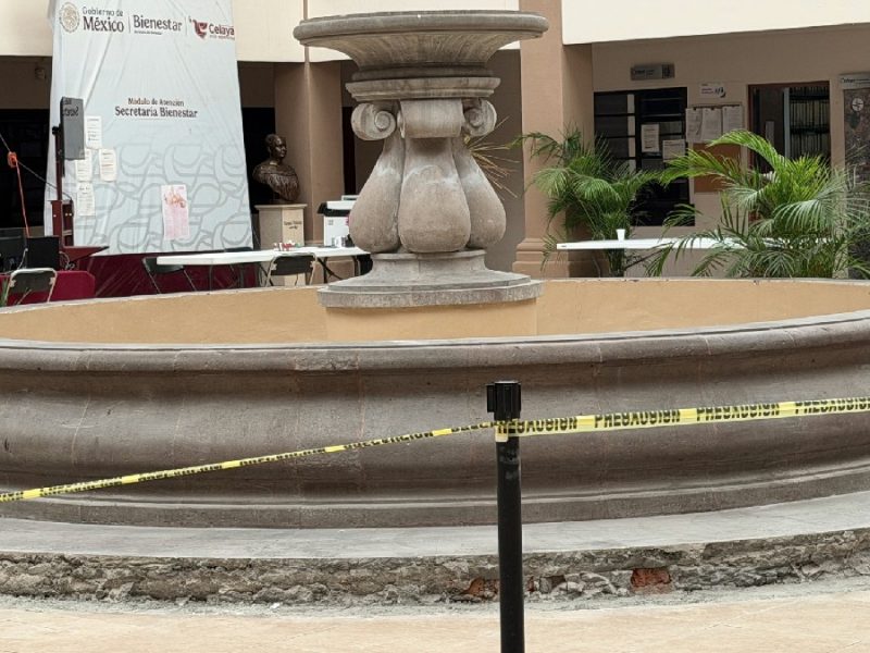 PAN denuncia a alcalde de Celaya por acusarlo del daño a fuente de Presidencia; “es politiquería”, le responde