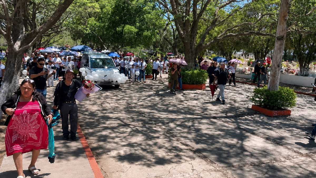 funeral de Valentina en Irapuato