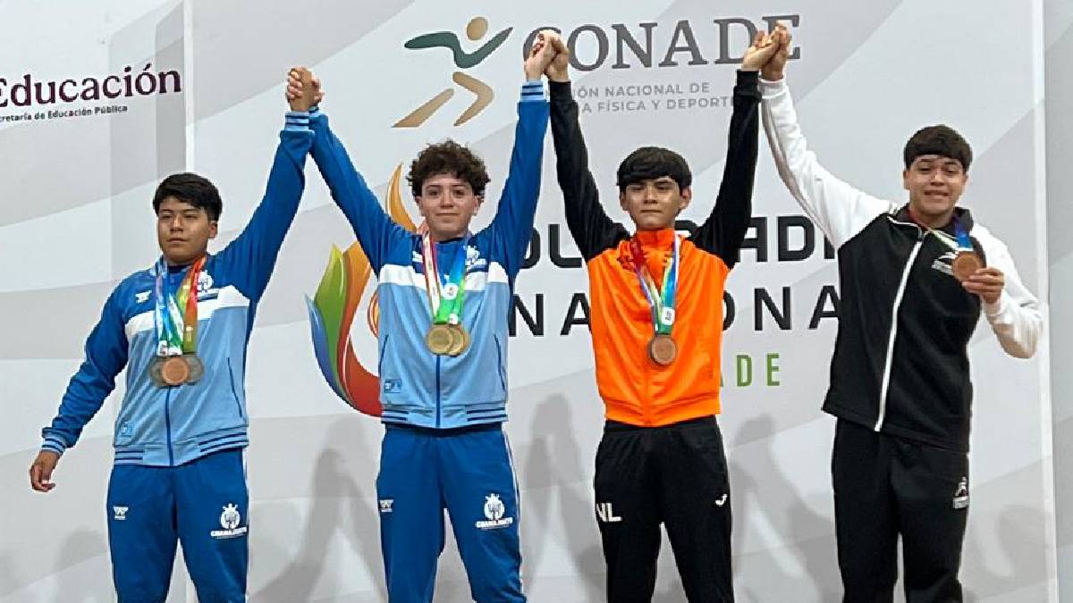 Halterofilia da nuevas alegrías a Guanajuato en la Olimpiada Nacional con cosecha de 10 medallas - Foto: Code Gto.