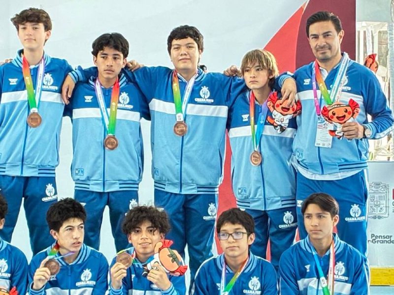 Hockey sobre ruedas de Guanajuato conquista histórico bronce en la Olimpiada Nacional