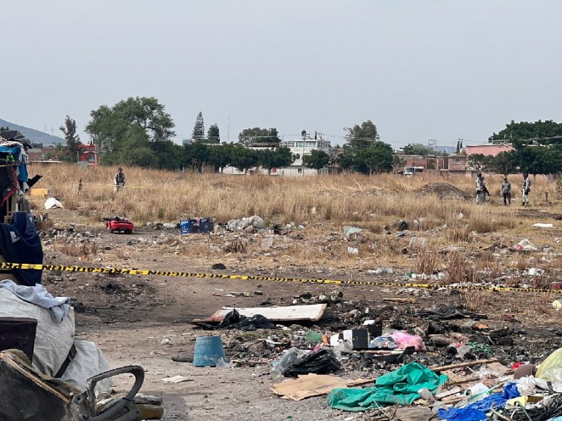 Asesinan a joven cerca de vivienda improvisada en la colonia Martín Negrete