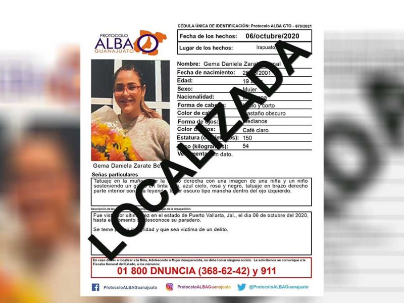 Ponen fin a búsqueda de Gema Daniela Zárate Bernal: La localizan sin vida tras 5 años desaparecida
