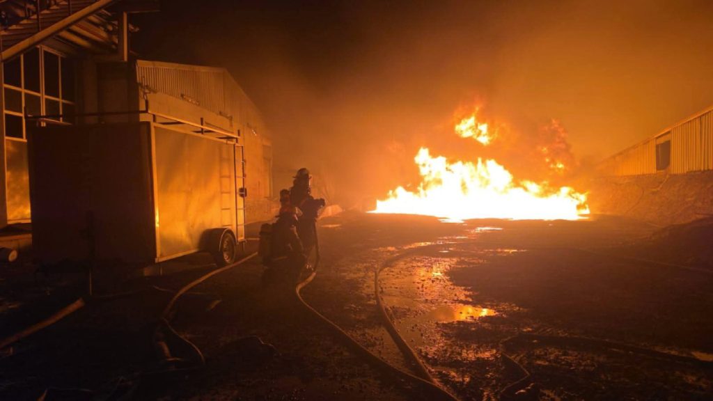 incendio en Bachoco