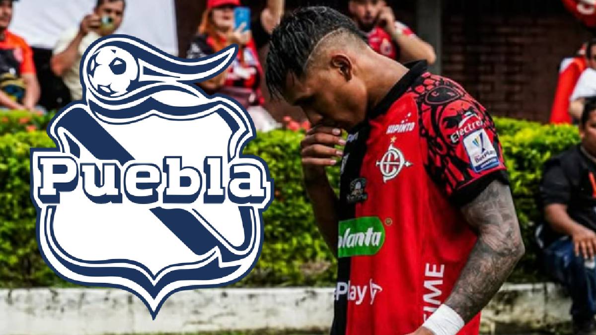Luifer Hernández es nuevo delantero del Club Puebla para el A2026 