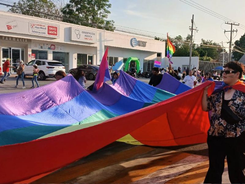 Celaya se llena de colores: Realizan con éxito la quinta marcha del Orgullo y la Diversidad