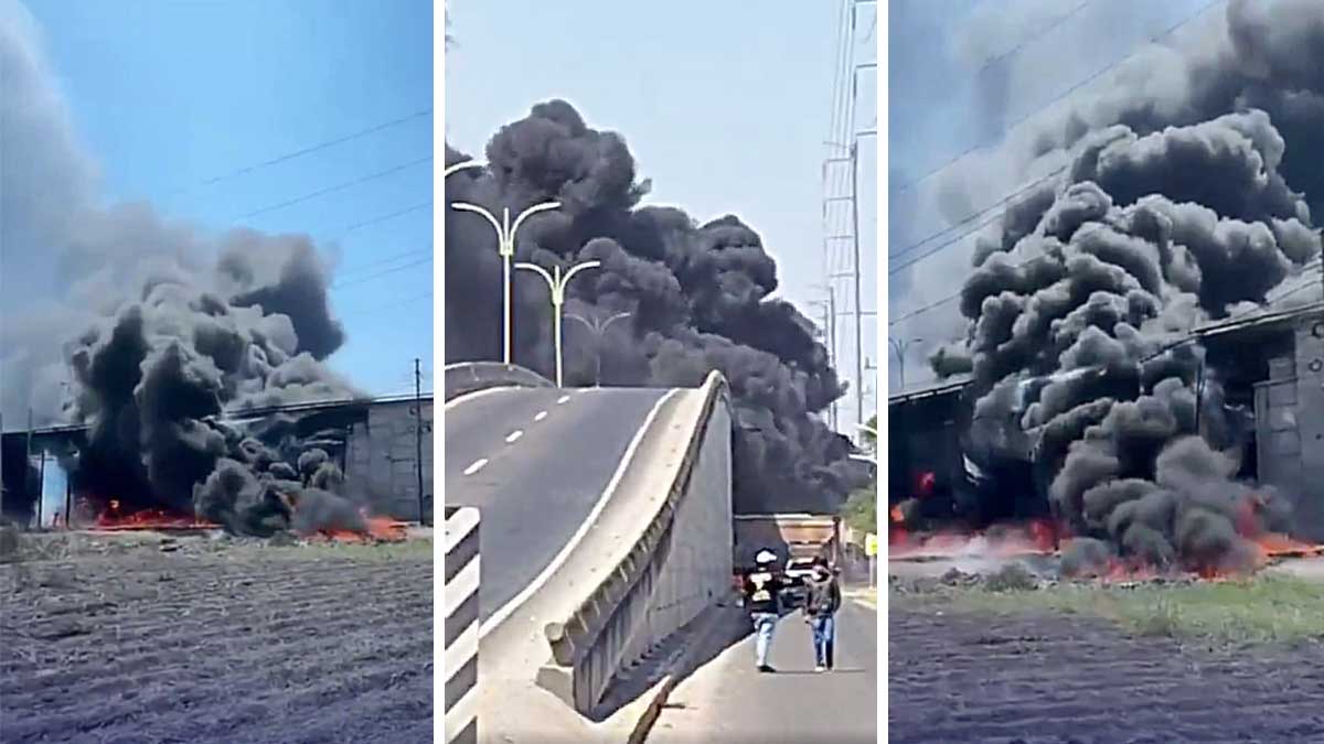 Accidente de pipa en Querétaro
