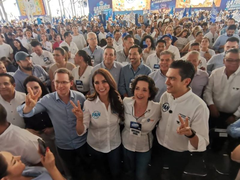 PAN muestra músculo en León: Reúne a 12 mil personas y cierra filas con Libia García