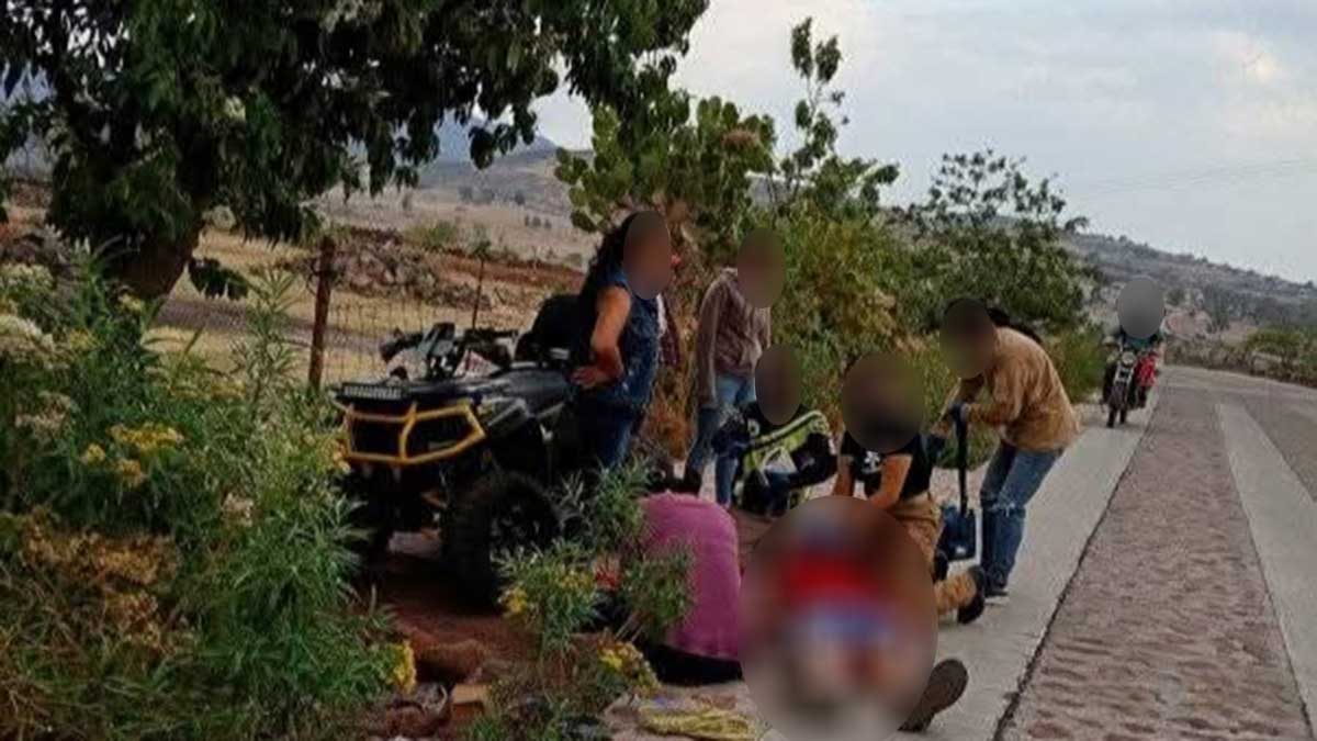 Accidente cuatrimoto Pénjamo