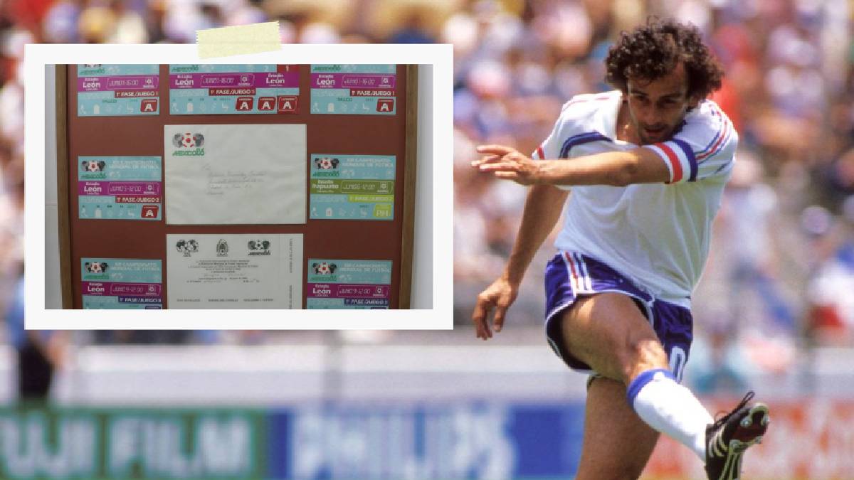 Los boletos de la historia Francia de Platini se encuentran en el Salón de la Fama Pasión León 