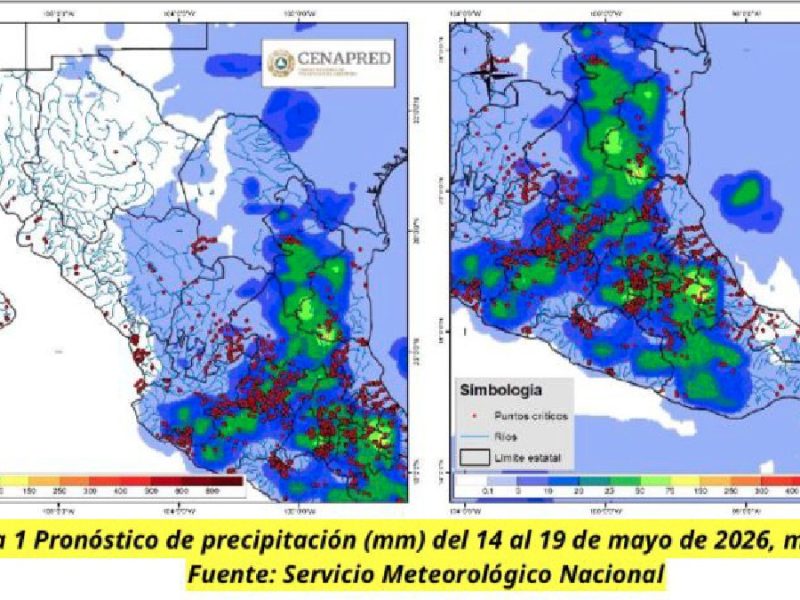 Están en alerta autoridades de  Guanajuato ante fuertes lluvias que podrían registrarse en los próximos días