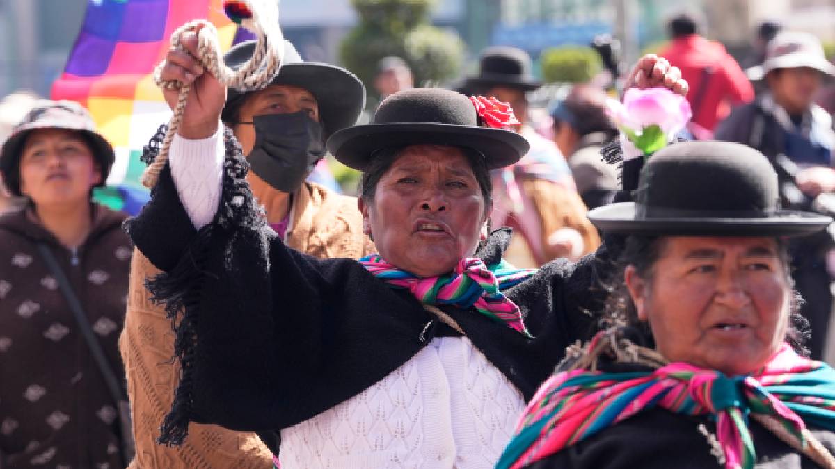 protestas en Bolivia