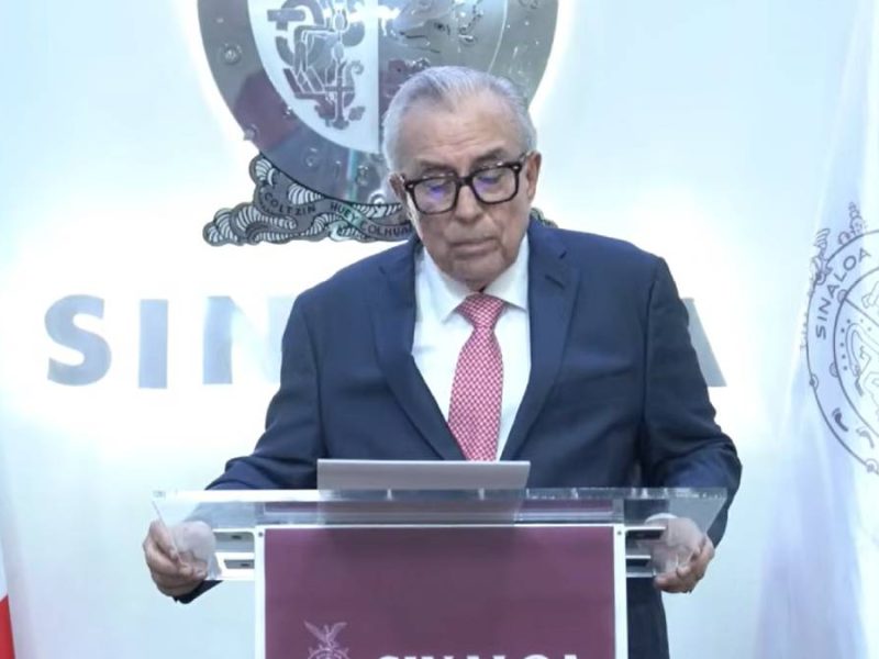 Rubén Rocha pide licencia temporal como gobernador de Sinaloa