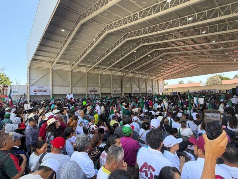 Morena satura Ecoforum de Celaya con más de 15 mil personas para transmisión de Informe de Claudia Sheinbaum