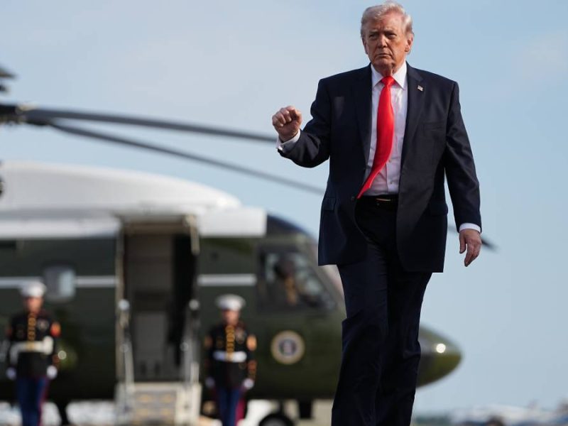Trump imita a Sheinbaum en cena privada en Palm Beach; reaviva polémica por Golfo de México