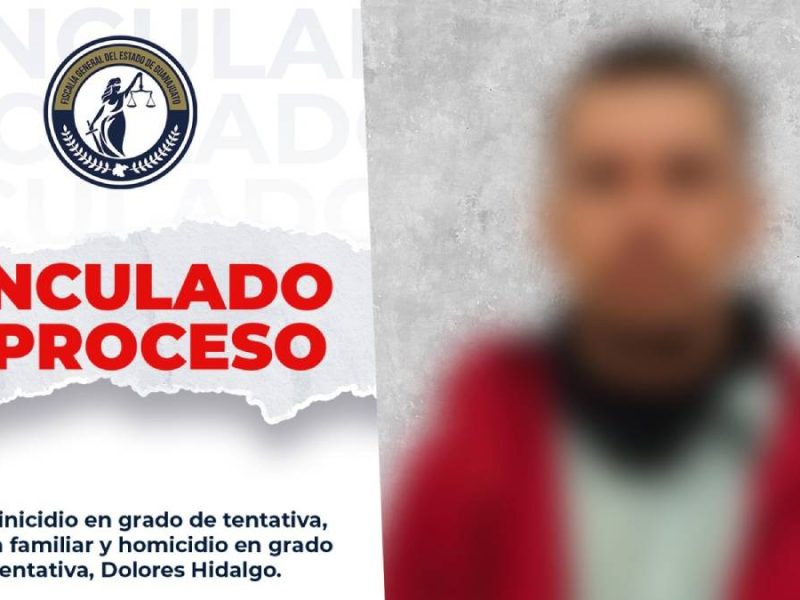 Iba borracho y armado: José Martín acuchilló a su pareja y suegro; lo vinculan a proceso en Dolores Hidalgo