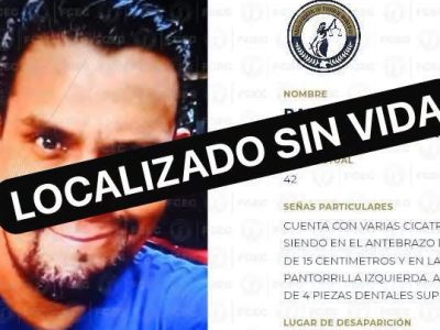 Colectivo Hasta Encontrarte confirma localización sin vida de Francisco Javier
