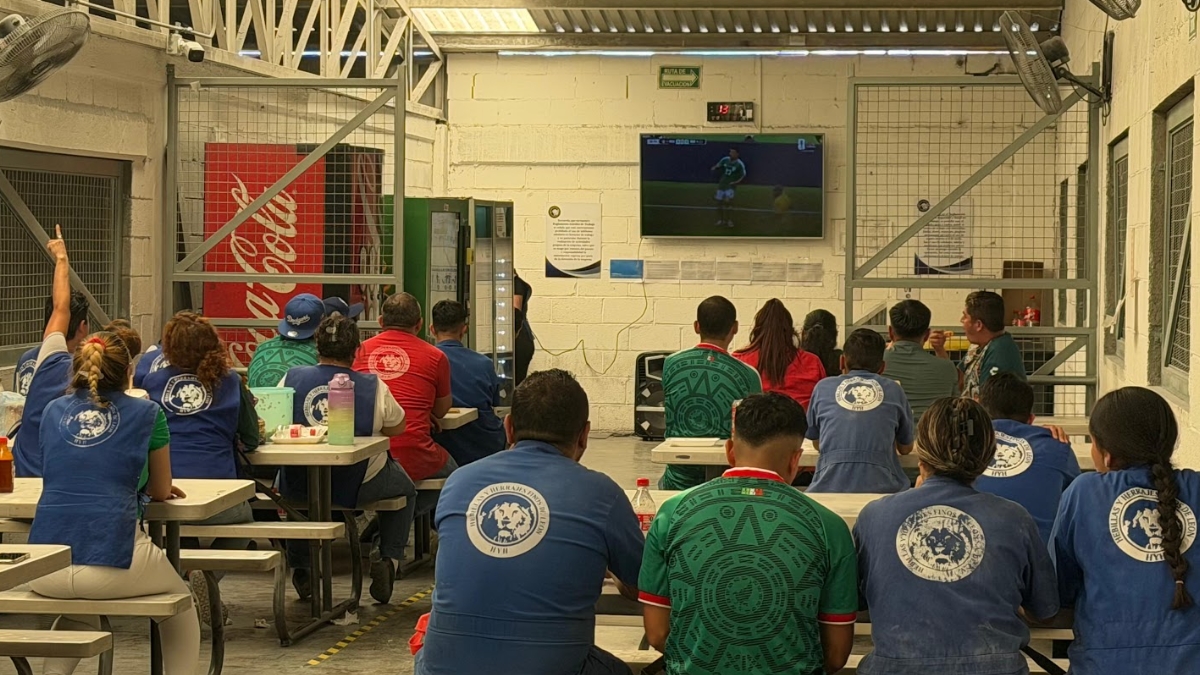 Adecúan áreas para transmitir partido