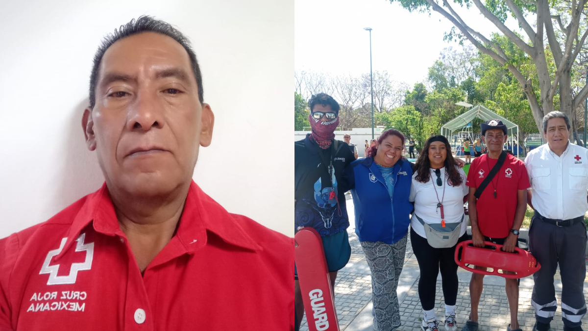 Adrián López paramédico Cruz Roja