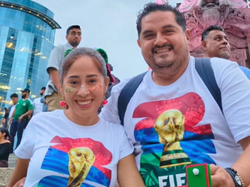 Alejandrina y Manuel viajan al Mundial sin boleto, sólo ‘por vivir la experiencia’
