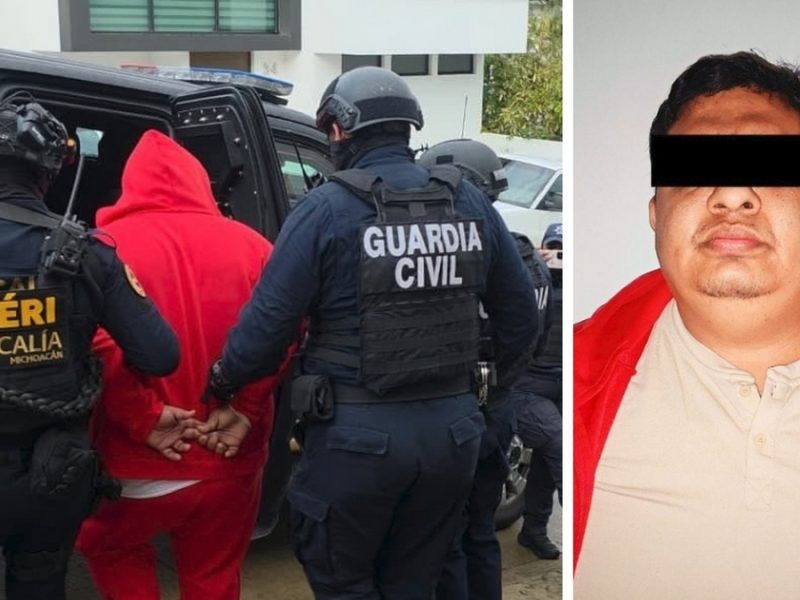 Capturan a “Sierra 1”, acusado de asesinar y extorsionar en Michoacán; entre víctimas hay un empresario