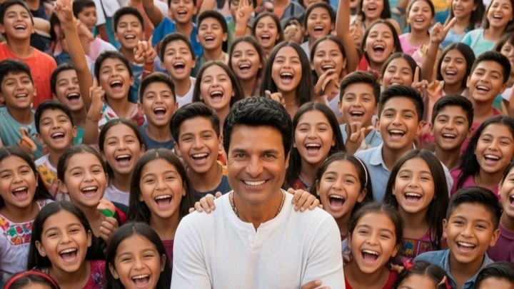 Chayanne convoca a sus hijos por el Día del Padre
