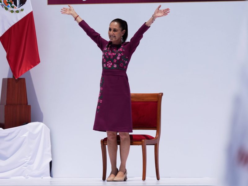 Claudia Sheinbaum partido inaugural