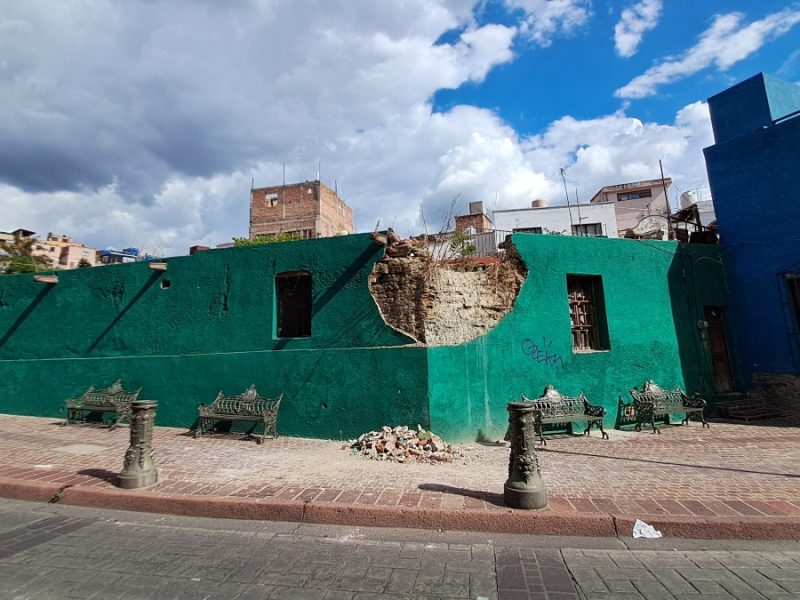 Podrían colapsar casas de la zona de El Baratillo y otras, alertan autoridades de Guanajuato capital