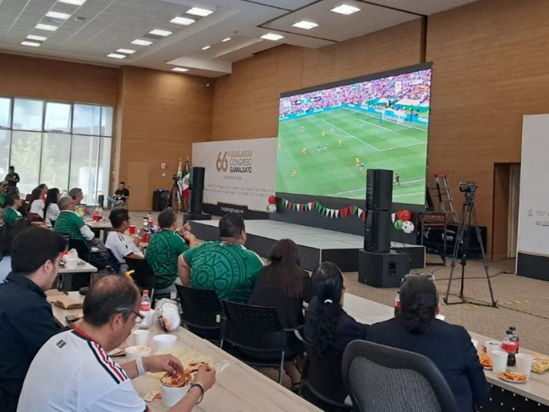 Dejan de legislar temprano para apoyar a la Selección en el Congreso de Guanajuato