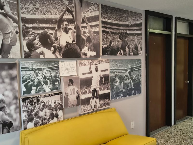 Preservado e intacto el cuarto donde durmió Pelé previo a la final del Mundial México 70 