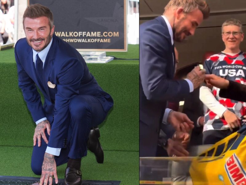 David Beckham y Tom Cruise firman jersey del América
