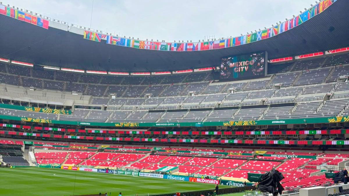 El interior del Estadio Azteca, listo para la apertura del Mundial 2026. Ituriel Pérez.