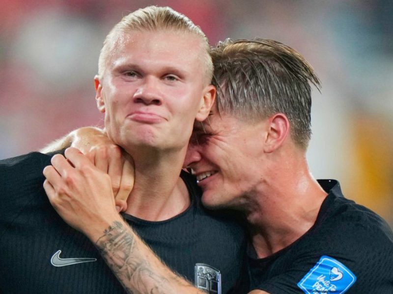 Haaland anota dos veces y Noruega vence a Senegal