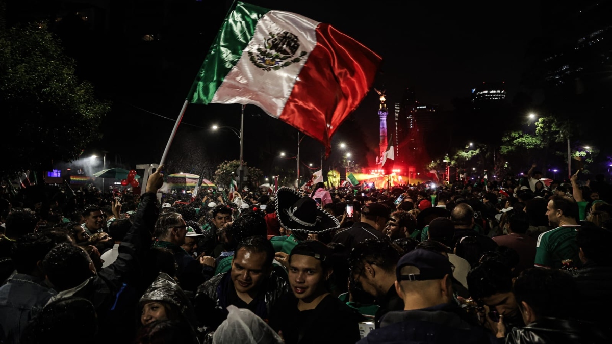 Festejo mundialista en CDMX