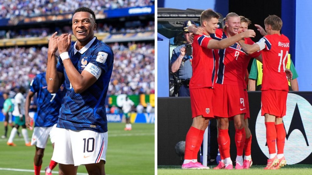 Francia Mbappé Noruega Haaland
