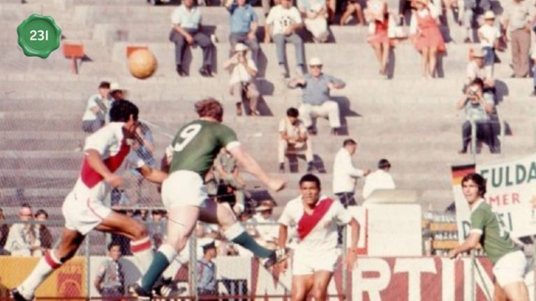Estadio León durante un partido del Mundial 1970
