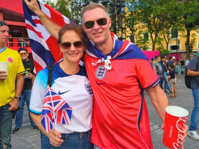 Ian, el inglés que vive la fiesta del Mundial 2026 en el Fan Fest de Guadalajara