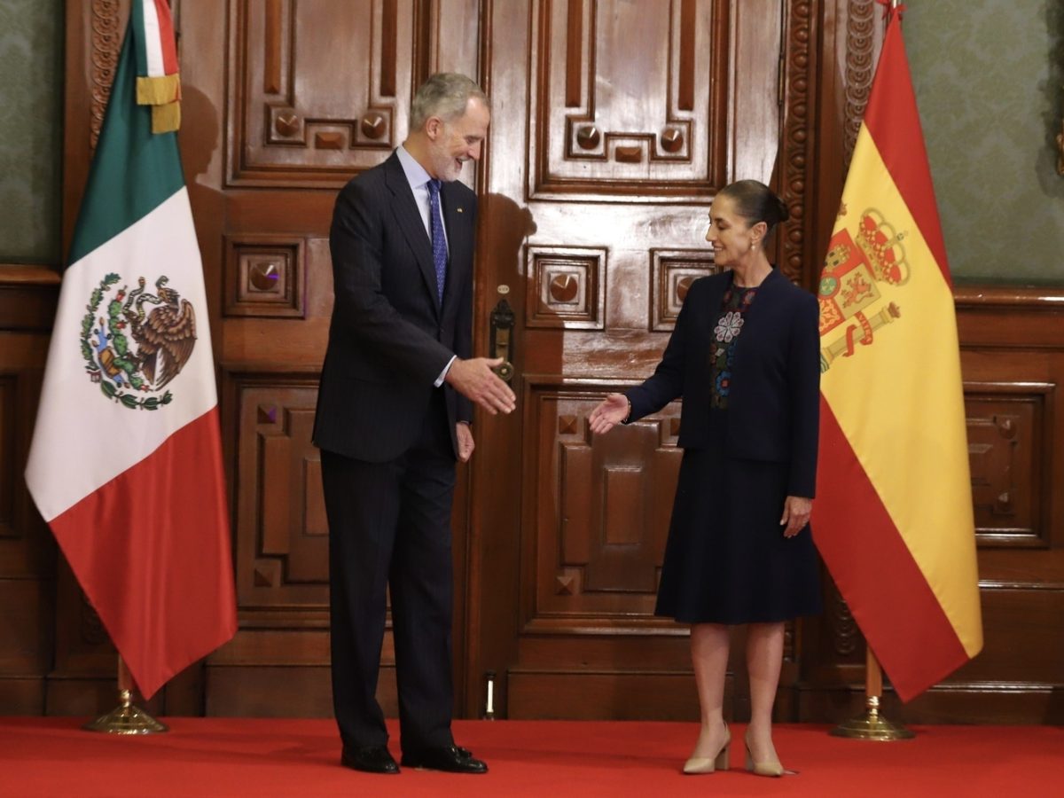Sheinbaum insistió al rey Felipe VI sobre el perdón a México por la Conquista