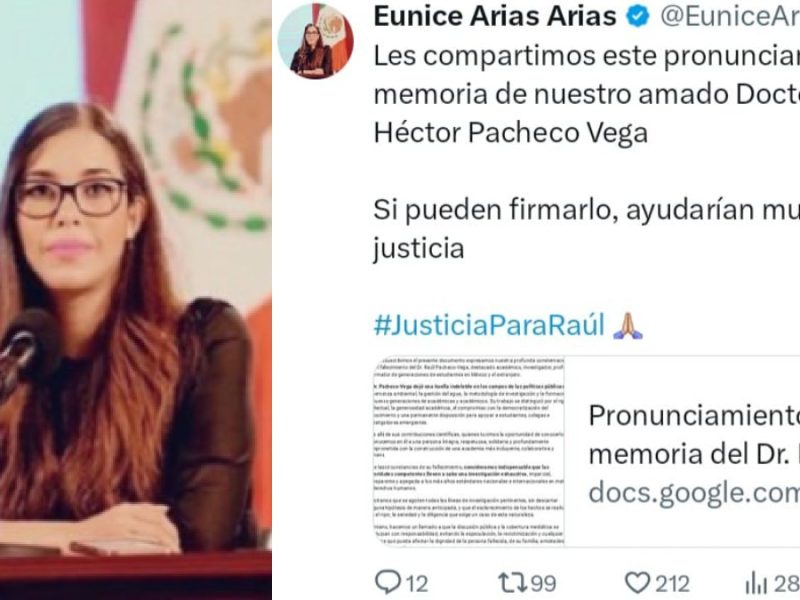 Exigen desde gobierno federal justicia por asesinato de Héctor Raúl Pacheco-Vega en León