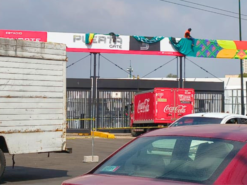 Aún con obras y con el tiempo encima, el Estadio Azteca espera a los Bafana Bafana