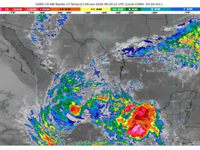 Tormenta “Boris” traerá lluvia fuerte a Guanajuato este martes 9 de junio