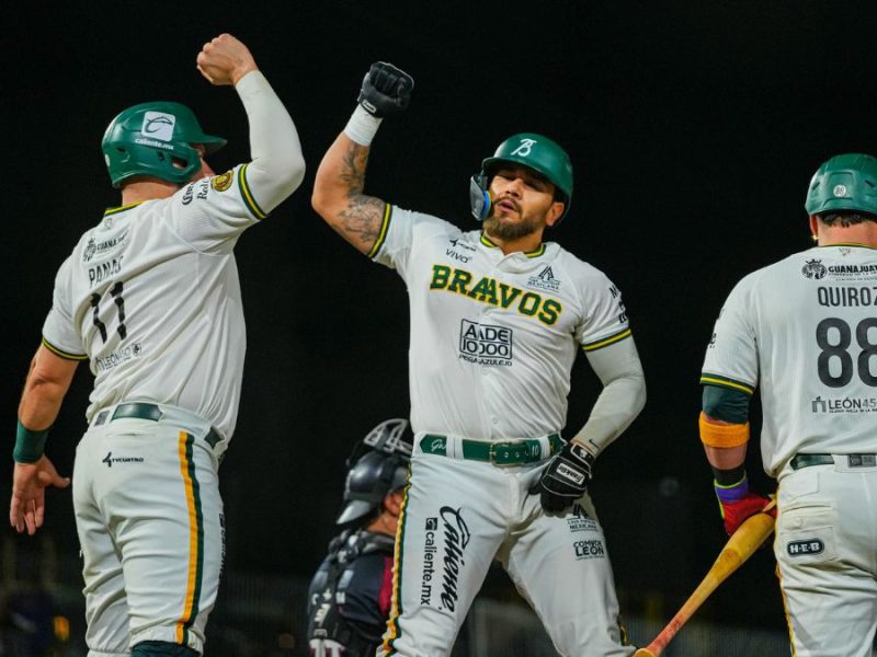 Bravos de León se imponen a Tecos y ganan la serie en el Domingo Santana